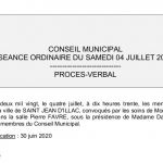 Conseils municipaux de l\'été 2020 (partie 1)