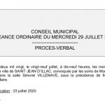 Conseils municipaux de l'été 2020 (partie 2)