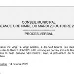 Conseils municipaux de l\'automne 2020