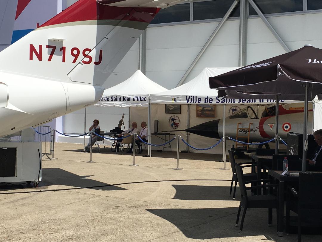 Hervé Seyve au salon du Bourget en 2019